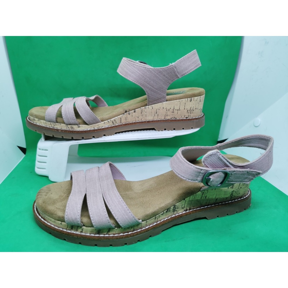 Skechers BOBS Desert Chill Sandals Women's Pink Adjustable Strap Comfort Size 10 - Picture 2 of 16